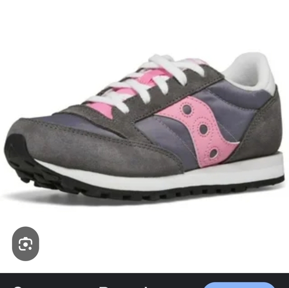 SAUCONY Jazz Original Kids New Collection SK167021 Grey Pink 2M - Picture 1 of 14